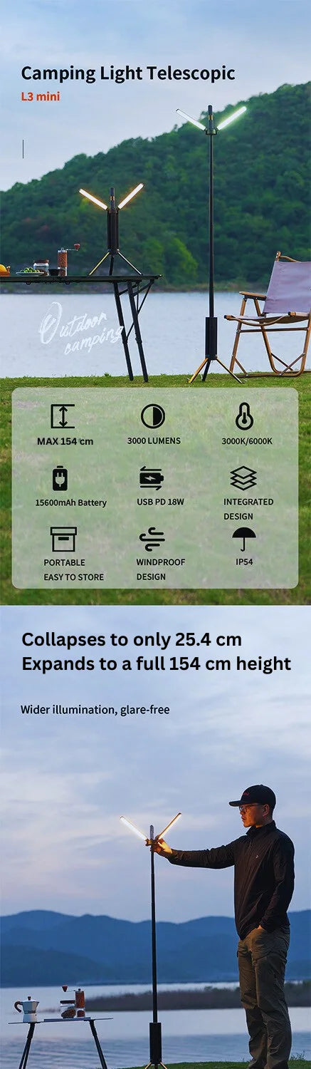 Linterna Tower Pro Expandible