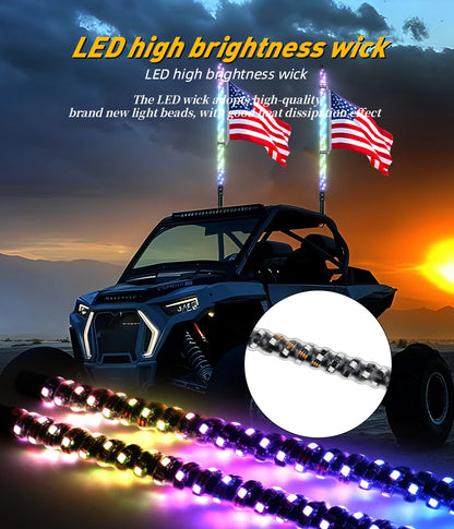 Látigo LED RGB Frontera™ RZR, CAN-AM