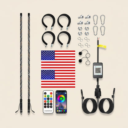 Látigo LED RGB Frontera™ RZR, CAN-AM