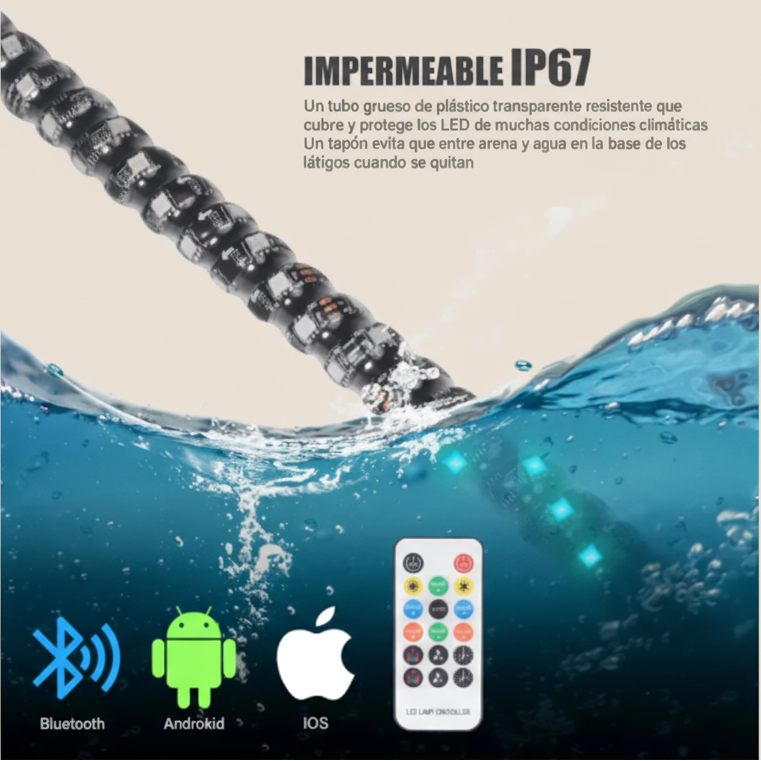 Látigo LED RGB Frontera™ RZR, CAN-AM